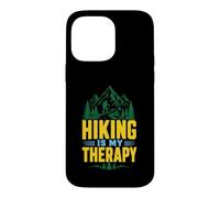 Hiking Is My Therapy Mountain Hiker Nature Trail Case for iPhone 14 Pro Max