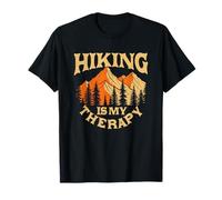 Hiking Is My Therapy Nature Lover Design T-Shirt