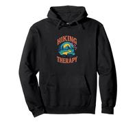 Hiking is My Therapy Nature Trail Mountain Adventure Pullover Hoodie