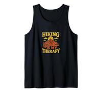 Hiking is My Therapy Nature Trail Mountain Adventure Tank Top