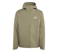 adidas Men's Terrex Multi Essentials Climaproof Insulated Hooded Coat, olive strata, XXL