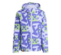 Adidas Minecraft Terrex 2 Layer Climaproof Raincoat Purple 7-8 Years Boys,Girls