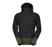 Hiking jacket Scott SCO Jacket Explorair Softshell SL (black/fire green) Men's