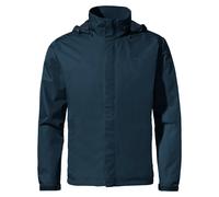 Vaude Men'S Escape Light Rain Jacket - Size 38 In Blue, Water-Repellent Outdoor Jacket, Breathable Windbreaker With Hood, Climate-Friendly Hiking Jacket