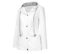 Hiking Jacket Women's Rainproof Windproof Raincoat Women's Breathable with Pocket Softshell Jacket Casual Weather Jacket Lightweight Winter Jackets Wind Jackets Plain Wind Protection Sports Top