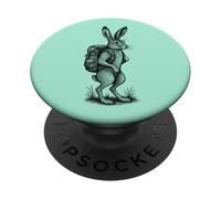 Hiking Jackrabbit Backpacking Wilderness Deserts Animal PopSockets Adhesive PopGrip