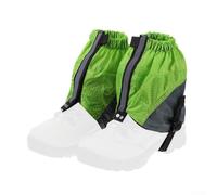 Hiking Leg Covers Designed to Keep Shoes Dry and Clean, Featuring Essential Reflective Elements for Safety (Green)