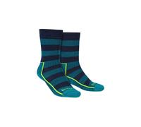 Bridgedale Men's Hiking Lightweight Merino Wool Performance Boot Socks in Blue | Size: 12-14 Bridgedale Blue 12-14