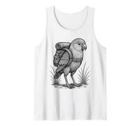 Hiking Lovebird Backpacking Nature Wildlife Bird Lover Tank Top