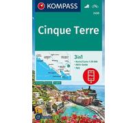 Hiking map 2450 Cinque Terre 1:35,000 - 9783991217459
