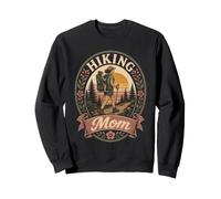 Hiking Mom Hiker Mothers Day Trail Gift For Her Retro Sweatshirt