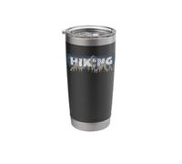 Hiking Mountains Trails Explorer Nature Graphic Stainless Steel Insulated Tumbler