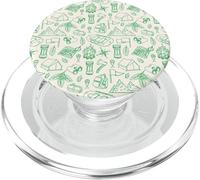 Hiking Pattern - Camping Compass Binoculars PopSockets PopGrip for MagSafe