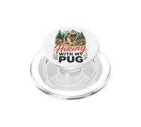 Hiking Pug - Hiking With My Pug PopSockets PopGrip for MagSafe