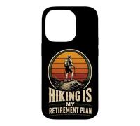 Hiking Retirement Plan Hiker Retired Senior Gift Retro Case for iPhone 14 Pro