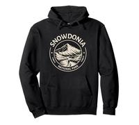 Hiking Retro Snowdonia National Park Parc Cenedlaethol Eryri Pullover Hoodie