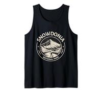 Hiking Retro Snowdonia National Park Parc Cenedlaethol Eryri Tank Top
