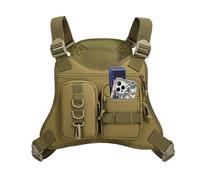 Hiking Running Vest: High Visibility Details, Expansion Hold Loops, Moisture Wicking Material | Functional Traveller Accessory, Device Holder Hands