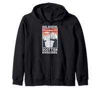 Hiking - Scottish Highlands Zip Hoodie