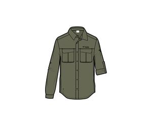 Hiking Shirt Columbia Silver Ridge Elite EU LS (Dark Stone) Men