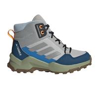 adidas Unisex Kids Terrex AX4R MID Hiking Shoes, Grey Two/Reflective Silver/Glow Blue, 5 UK