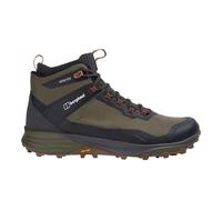 Berghaus Men's VC22 Multisport Gore-Tex Waterproof Mid Walking Hiking Boots | Durable | Waterproof | Breathable | Gore Tex | Vibram, Dark Brown/Dark Green, 10.5 UK