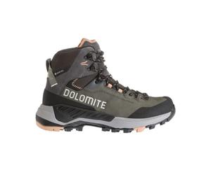 Hiking Shoes Dolomite W's Vernale Leather High GTX (Silver Green/Sand Pink) Women