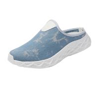 Hiking Shoes for Women, Drag Sandals for Women, Comfortable, Lightweight Platform with Heel, for Indoor and Outdoor Use, Breathable Running Shoes Trainers, blue, 9 UK