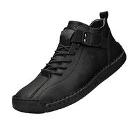 Hiking Shoes, Loafers, Non-Slip, Lightweight Sports Shoes, Invisible Height Increased Trainers, Soft Sole, Comfortable Fabric Shoes, Trainers, Outdoor Classic Slip-On Shoes, black, 9.5 UK