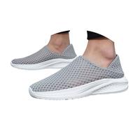 Hiking Shoes Mens Fashion Wide Fit Shoes Waterproof Walking Sneakers Sports & Outdoor Trainers Lightweight Sneakers Minimalist Sports & Outdoor Trainers for Walking Rock Climbing Trail Running Grey