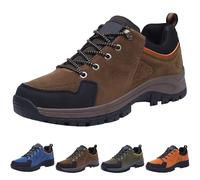 Hiking Shoes Men's Waterproof Lightweight Trekking Shoes Men's Outdoor Non-Slip Road Running Shoes Abrasion-Resistant Ankle Mountain Shoes Running Trainers Breathable Outdoor Shoes Orthopaedic Walking