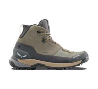 Salewa Puez Leather Mid Powertex Boots green grey brown beige - 40.5