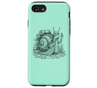 Hiking Snail Backpacking Animals Funny Cottagecore Trek Case for iPhone SE (2020) / 7/8