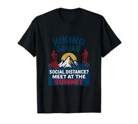 Hiking Squad Meet at Summit Social Distance T-Shirt