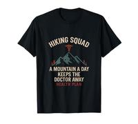 Hiking Squad Vintage Mountain A Day Graphic T-Shirt