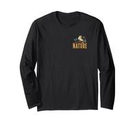 Hiking Step Into Nature Trail Adventure Mountain Camping Long Sleeve T-Shirt