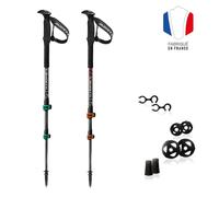Hiking stick Guidetti Cime (x2) Bleu 59/125 cm