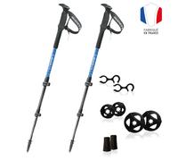 Guidetti - Hiking poles - Cime Indigo in Aluminium - Blue Blue one size