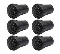 Hiking Sticks,Black Diamond Hiking Stick Tips, Hiking Stick,6pcs/Set PVC Replacement Outdoor Trekking Hiking Pole Tip End Walking Stick Cover Protector Black Visit the Tbest Store