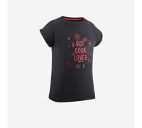 Hiking T-shirt - MH100 Dark Grey - Kids 7-15 Years