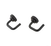 Hiking Table Adapter Hooks for Picnic Gear | Rust-resistant steel, secure extension, fits for igt frames, 2-pack set, outdoor stability(black)