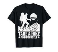Hiking Take A Hike Find Yourself Mountain Sunset T-Shirt