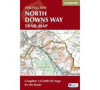 Hiking the North Downs Way Trail Map: Complete 1:25,000 OS Maps for the National Trail Route