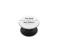 Hiking - The View Was Earned - Backpacking PopSockets Adhesive PopGrip