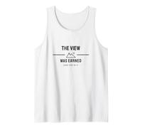 Hiking - The View was Earned - Backpacking Tank Top