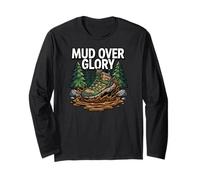 Hiking Trail Trekking Mud Over Glory Boot Long Sleeve T-Shirt