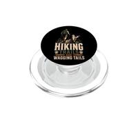 Hiking Trails Wagging Tails Dog Hiker Trail Gift Vintage PopSockets PopGrip for MagSafe