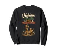 Hiking Trails Wagging Tails Dog Hiker Trail Gift Vintage Sweatshirt