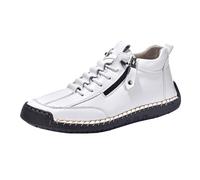 Hiking Trainers Mens Lace Up Mens Leather Trainers Plain Color Flats Shoes | with Zip Up & Adjustable Straps Slip On Sneaker Fashion Comfortable High Top Casual Sports Shoes for Athletic
