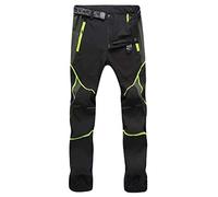 Hiking Trousers Mens Quick Dry Cargo Trousers Slim Fit Waterproof Tactical Cargo Pants Lightweight Breathable Outdoor Walking Trouser with Pockets Tracksuit Bottoms Green